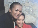cantora albertina santiago e minha filha camila